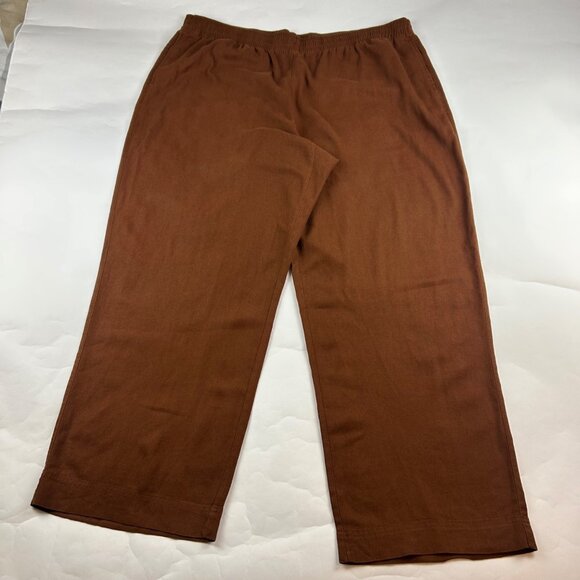 Old Navy Pants - TALL Old Navy Precious Earth Brown Linen Blend Wide Leg Lounge Pant XXLT